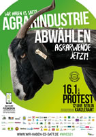 [16. Januar 2021 in Berlin] Wir haben es satt!-Protest: Agrarindustrie abwählen!