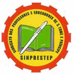 Logo von SINPRESTEP, der unabhängigen Lehrergewerkschaft in São Tomé und Principe 