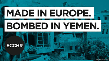 ECCHR: MADE IN EUROPE. BOMBED IN YEMEN.