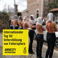 „Internationaler Tag zur Unterstützung der Folteropfer“ am 26. Juni (Grafik: ai)