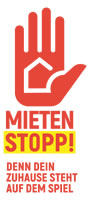 Kampagne "Mietenstopp! Denn dein Zuhause steht auf dem Spiel"