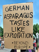 German Asparagus tastes like Exploitation