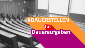 GEW: Dauerstellen für Daueraufgaben