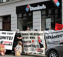 Kündigung bei Domino’s Pizza Leipzig nach Bitte um Schnelltests! - FAU Leipzig protestiert