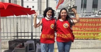 Die ArbeiterInnen von SML Etiket in Istanbul kämpfen seit Ende Januar 2021 gegen ihre Entlassung - wg Gewerkschaftszugehörigkeit zu DISK Tekstil