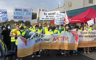 NGG: Streiks in Nordhausen und Eisleben legen Produktion beim größten Tiefkühlbackwaren-Hersteller Europas lahm! ARYZTA-Beschäftigte wollen weg von Armutslöhnen