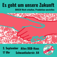 Bosch München: Initiative "Klimaschutz und Klassenkampf"