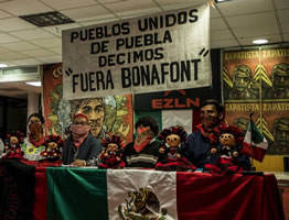 Widerstandsbewegung in Mexiko besetzt Firmengelände von Bonafont