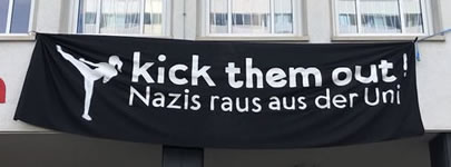 Uni Frankfurt - Studentenhaus: Kick them out! Nazis raus aus der Uni