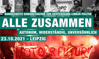 Alle zusammen! Demonstration am 23.10.21 in Leipzig