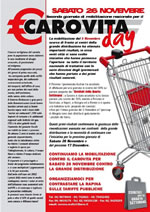 Italien: "Komitees für die 4.Woche" (Carovita-Day)