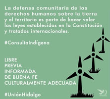 Mexiko: Indigene kämpfen gegen Verletzung ihrer Rechte durch Bau von Windparks durch französischen Energiekonzern EDF