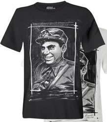 T-Shirt von "Working Class History": Durruti - "No government fights fascism"