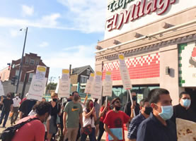 Arbeiter*innen beim Tortilla Produzenten El Milagro in Chicago erkämpfen das Ende der 7-Tage Woche!
