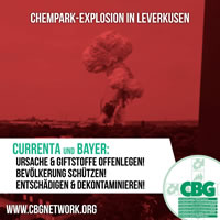 Tote und Verletzte im CURRENTA-Chempark, der Produktionsrückstände von BAYER u.a. Firmen entsorgt