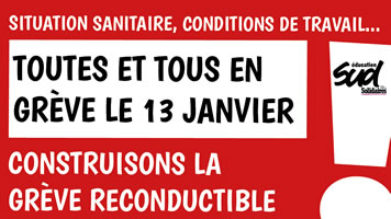 Frankreich: SUD Education ruft auf zum Schulstreik am 13.1.2022