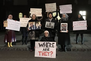 Protest vor dem Oberlandesgericht Koblenz vor dem Syrien-Prozess (Foto: medico international)