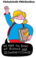 Nicht mit uns – Wir streiken! Schüler:innen von über 100 Schulen in Österreich rufen Streiks am 18.1.2022 gegen geplante Durchseuchung aus