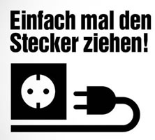 Recht auf Nichterreichbarkeit: Einfach mal den Stecker ziehen!