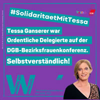 IG BAU Frauen gegen Transfeindlichkeit: #SolidaritaetMitTessa!