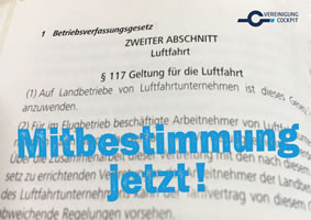 Vereinigung Cockpit für Mitbestimmung im Luftverkehr