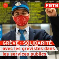 Generalstreik am 31. Mai 2022 im öffentlichen Dienst Belgiens für mehr Kaufkraft und Respekt