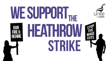 Kolleg:innen beim Flughafen London Heathrow wollen streiken