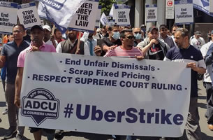 Uber-Files in Großbritannien: App Drivers and Couriers Union (ADCU) ruft Uber Fahrer:innen zum Streik und Uber-Nutzer:innen zum Boykott am Mittwoch, 20. Juli auf