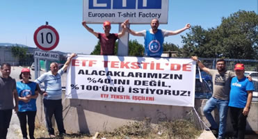 Die zum Ende Juli 2022 schließende Textilfabrik ETF (European T-shirt Factory) wird bis zur vollen Auszahlung der Abfindungen blockiert