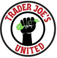 USA: Button der Trader Joe's Unite Gewerkschaft