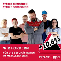 Österreich: Metaller-Kollektivvertragsverhandlungen 2022