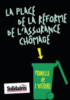 Frankreich: Union syndicale Solidaires im Kampf gegen die Arbeitslosenversicherungsreform