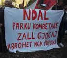 Das Dorf Zall Gjocaj und die Umweltbewegung in Albanien