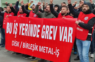 Türkei: Streik bei Green Transfo Energy (Schneider Energy) trotz Verbot im Janaur 2023
