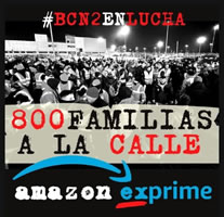 Amazon-Arbeiter:innen in Martorelles (Barcelona) streiken seit dem 1. Februar 2023 gegen die Schließung des Lagers BCN2 und blockieren die Tore