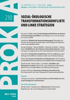 PROKLA 210 vom März 2023: Sozial-ökologische Transformationskonflikte und linke Strategien 