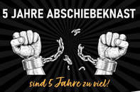 5 Jahre Abschiebeknast Hessen - nix zu feiern am 26. März 2023 in Darmstadt-Eberstadt