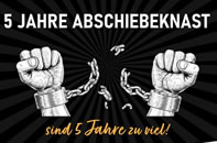 5 Jahre Abschiebeknast Hessen - nix zu feiern am 26. März 2023 in Darmstadt-Eberstadt