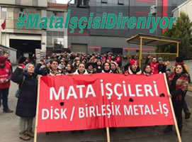 1200 Kollegen bei Mata Automotive in Tuzla/Istanbul streiken seit über 2 Wochen für Lohnerhöhungen und Arbeitsschutz - und fordern nach Repressionen noch mehr