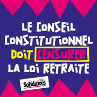 Frankreich am 14. April 2023: Gewerkschaften fordern den Verfassungsrat zur Zensur des Rentengesetzes auf