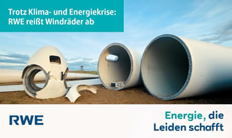 Energie, die Leiden schafft“: Hauptversammlung 2023 der RWE AG am 4. Mai 2023 und Proteste