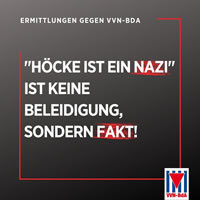 Björn Höcke ist ein Nazi: Polizei ermittelt gegen Vertreter*innen der VVN-BdA