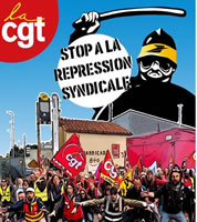 Frankreich: Protest der CGT-FAPT 66 gegen disziplinarrechtliche Sanktionen von La Post gegen den Generalsekretär des Bezirksverbands