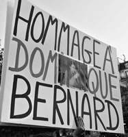 Hommage an Dominique Bernard am Place de la République in Paris am 16 Otober 2023 (Collectif Parents du 94)