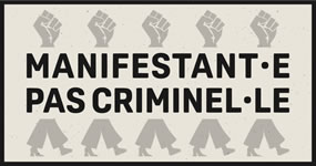 Belgien: "manifestant·e, pas criminel·le" - Proteste gegen die Kriminalisierung des Demonstrationsrechts