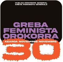 30. November 2023: Feministischer Generalstreik für die Anerkennung der Pflegearbeit im Baskenland/Spanien