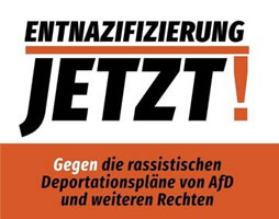 Entnazifizierung jetzt! (Grafik zur Demo am 21.1.24 in Bonn)