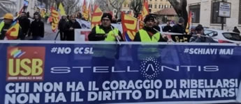 Stellantis Italien entlässt 2 kämpferische GewerkschafterInnen: Solidaritätskampagne für Wiedereinstellung von Delio und Francesca