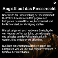 Angriff auf das Presserecht in Eisenach (Recherche Nord)