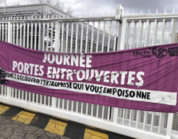 Youth For Climate France: Aktion gegen Arkema in Lyon am 2. März 2024